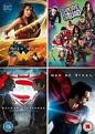 DC 4 Film Collection [Wonder Woman/Man of Steel/Batman v Superman/Suicide Squad] [DVD] [2017]