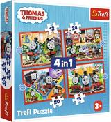 Trefl 4 in 1 Puzz Thomas