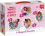 Fancy Nancy Clancy Jumbo Shaped Jigsaw Puzzles x 4